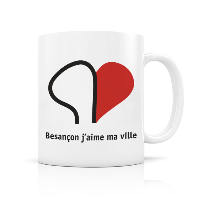 Mug Besançon j'aime ma ville